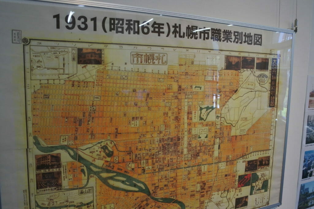 札幌の歴史を感じる昔の地図