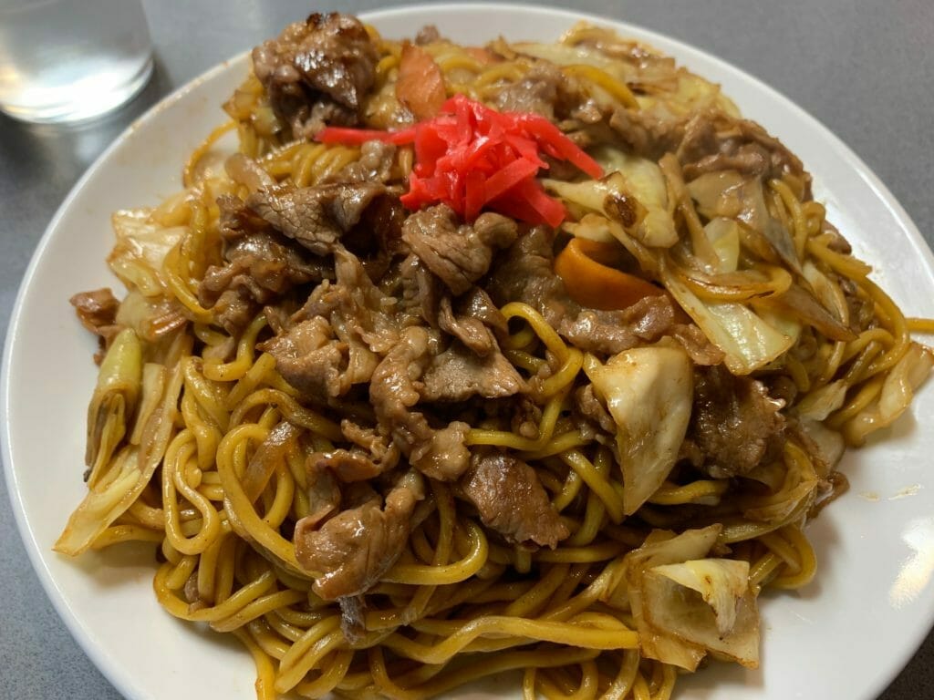 ジンギスカン焼きそば