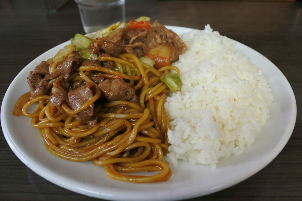ジンそばライス