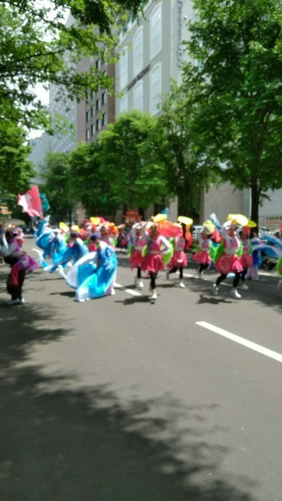 台湾チーム-よさこいソーラン祭り