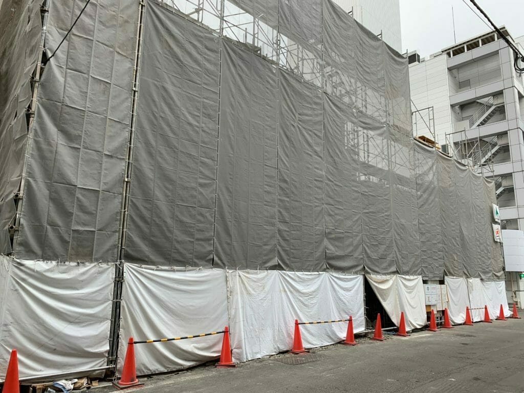 建設中の現場-札幌市中央区