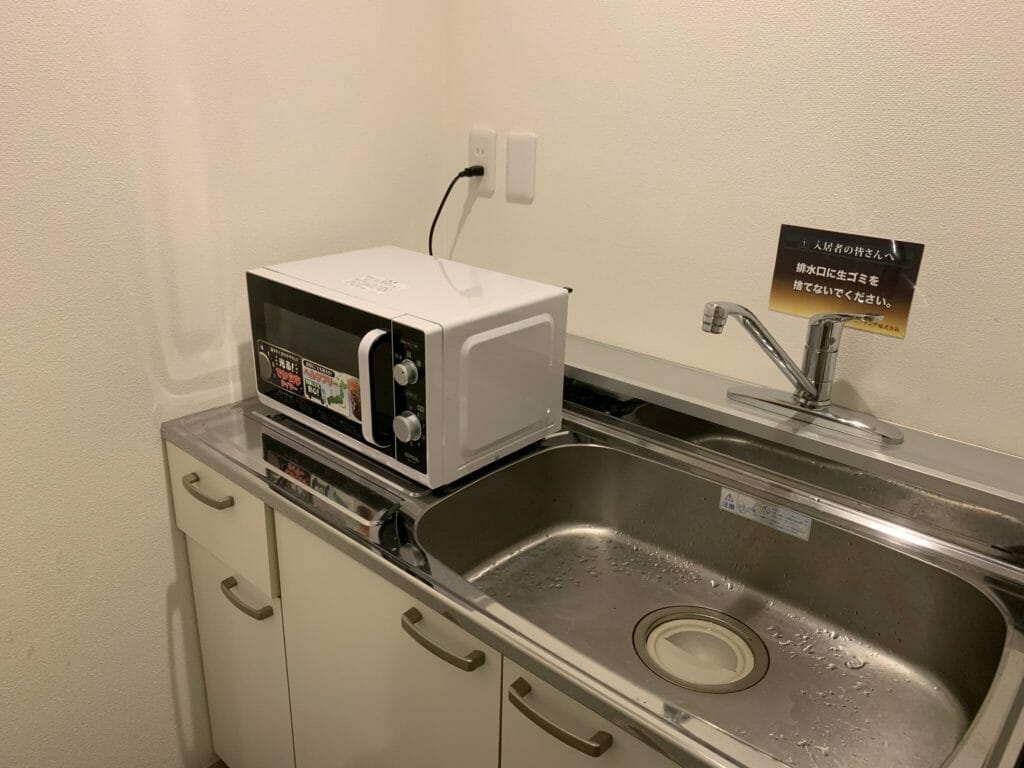 カウンセリングルームが入居しているビルの共有電子レンジ