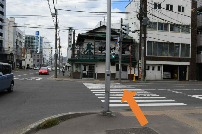 カウンセリングこころの羽・札幌中央店-道順-中村園
